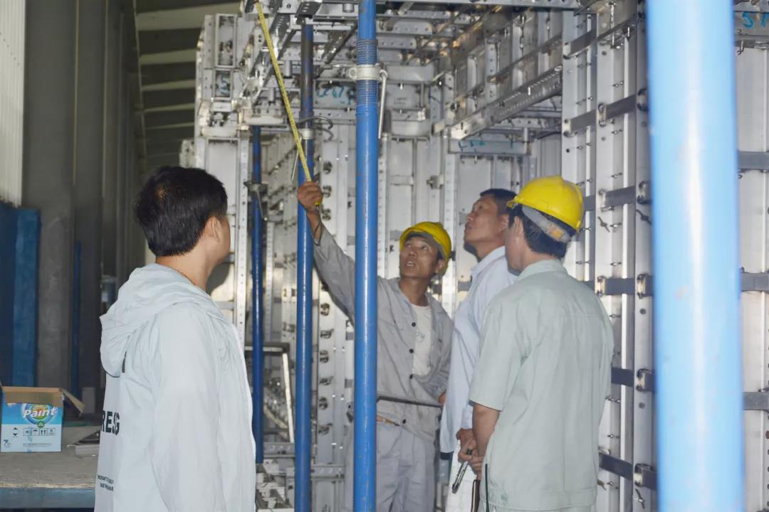 恭贺welcome欧洲杯铝模板房山项目顺利通过出厂验收!